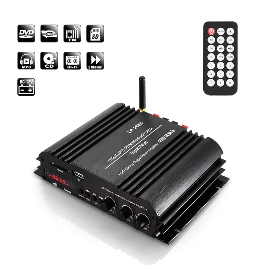 LEPY 4chコンパクトオーディオアンプ LP-269S Amazon.co.jp: Bluetooth4.0対応 LEPY 4chコンパクトオーディオ